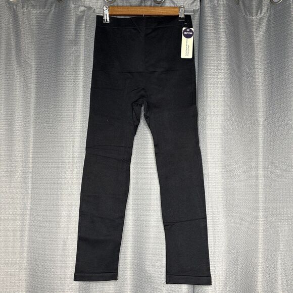 Empetua By Shapermint Daily Flaunt Mid Waist Shaping Capri Med Black Brand New - Picture 1 of 8